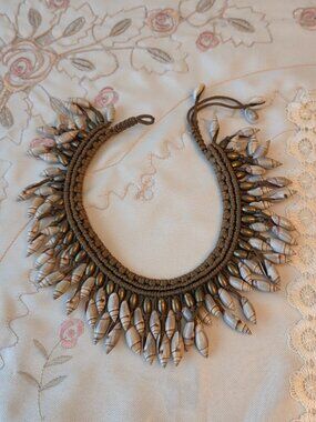 Handmade Shell Collar Necklace